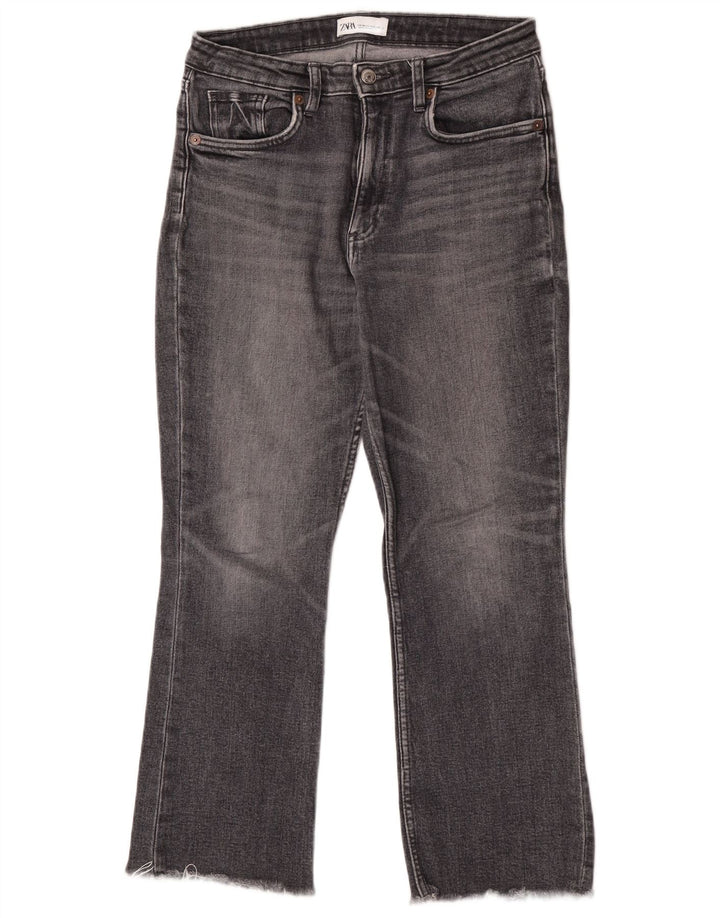 Jeans corti da donna Zara EU 36 XS W26 L25 Grigio