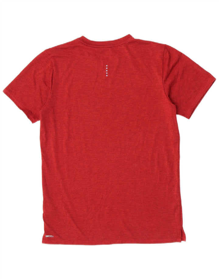 T-shirt da uomo Puma Top Small Borgogna in poliestere