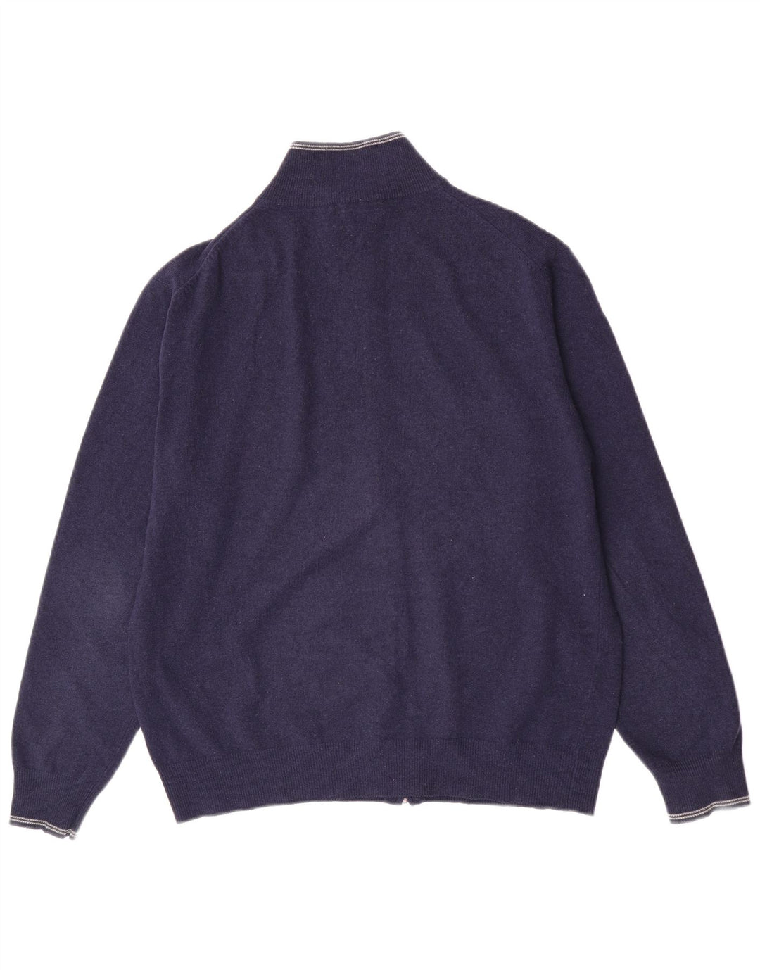 Maglione Cardigan Uomo Kappa XL Blu Navy Lana Vergine