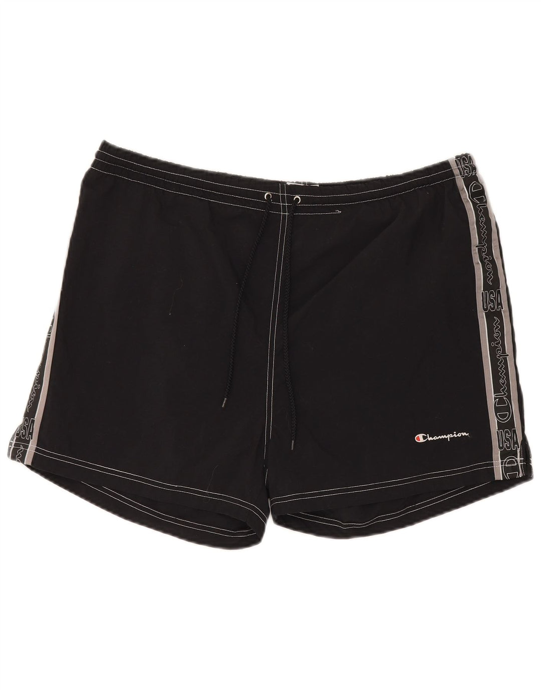 Pantaloncini sportivi grafici da uomo Champion 2XL Nero Poliammide