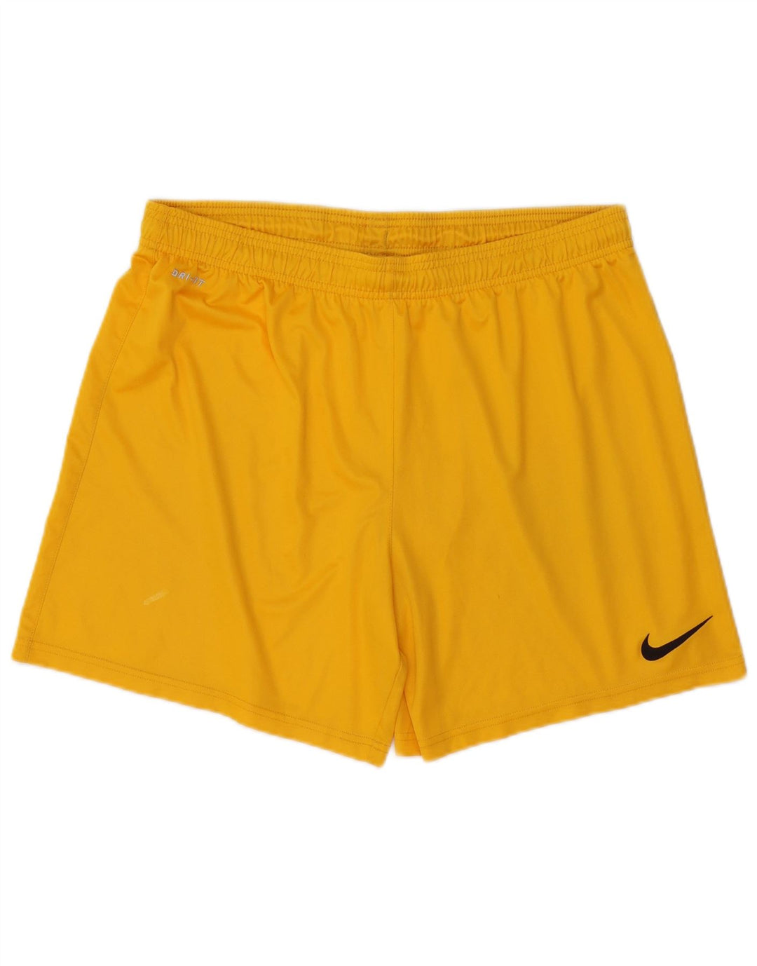 Pantaloncini sportivi Nike Dri Fit da uomo, grandi, gialli, in poliestere