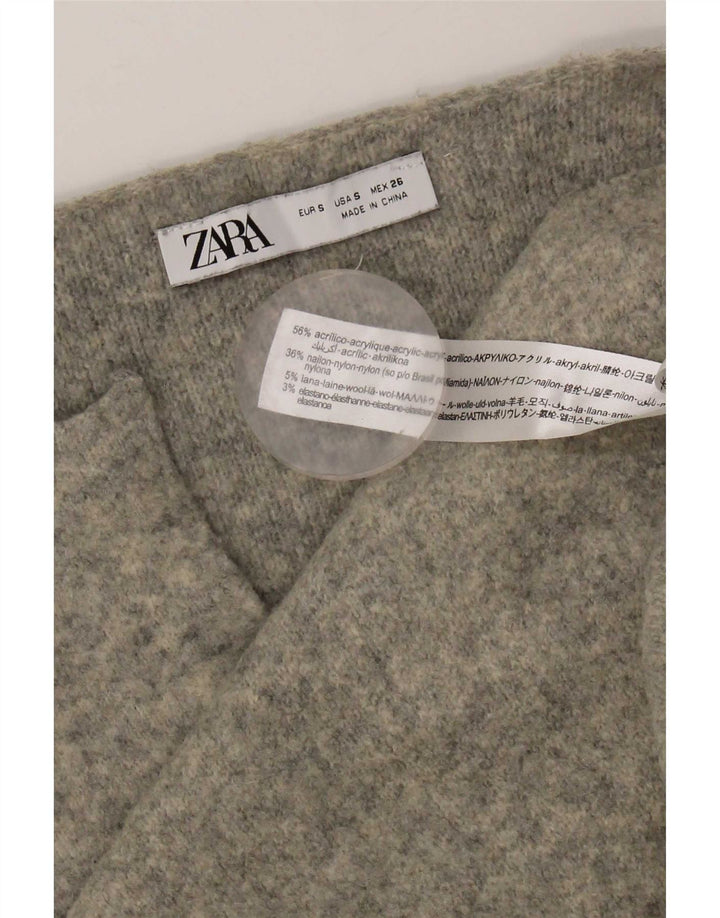 Set da 2 pezzi oversize in maglia Zara da donna UK 10 piccolo acrilico grigio