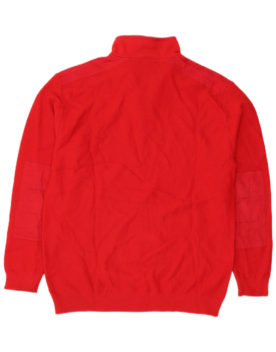 Maglione da uomo con zip e collo Sail Exp IT 54 XL in lana rossa
