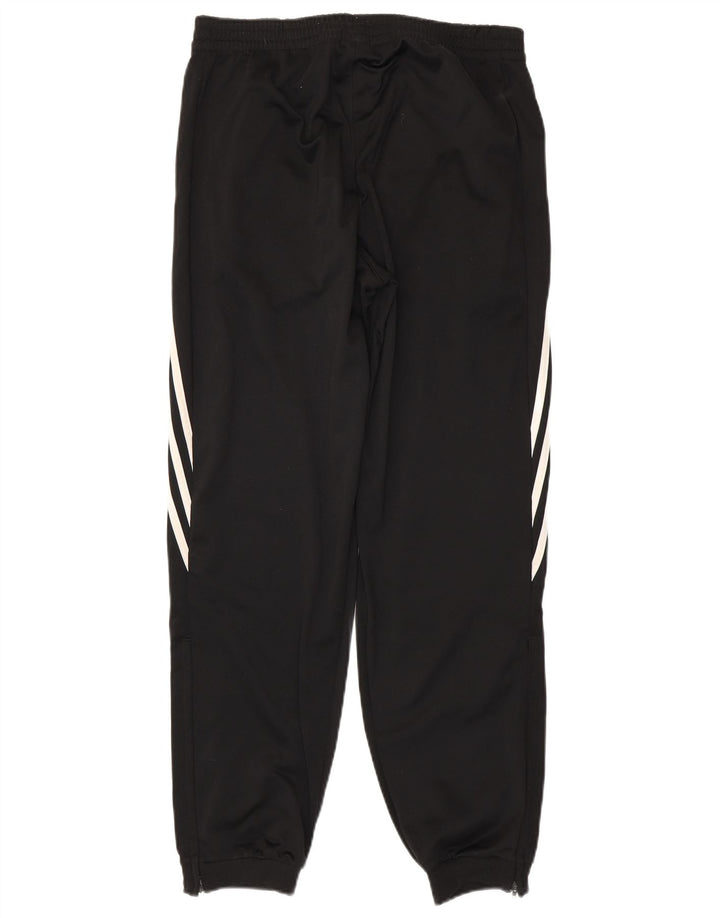 ADIDAS Mens Tracksuit Trousers Joggers Medium  Black Polyester