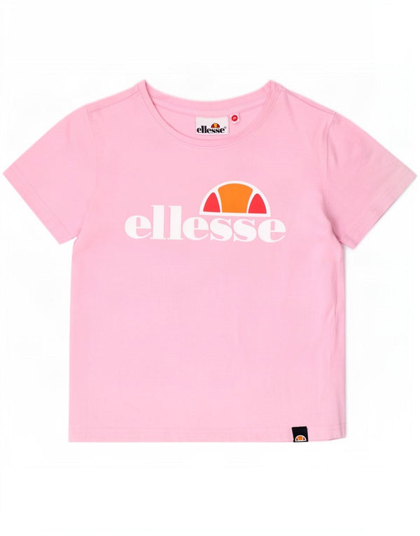 Maglietta grafica per ragazze Ellesse, 7-8 anni, in cotone rosa