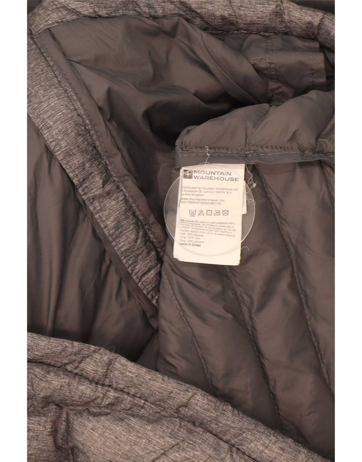 Giacca imbottita con cappuccio da donna Mountain Warehouse UK 14 Large Grigio Poliestere