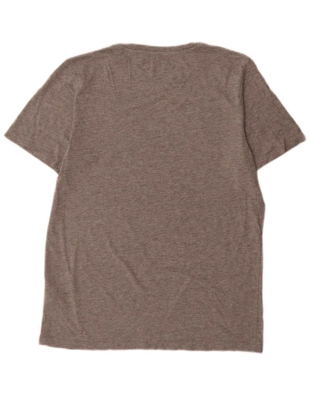 Jack & Jones T-shirt grafica da uomo grande in cotone grigio
