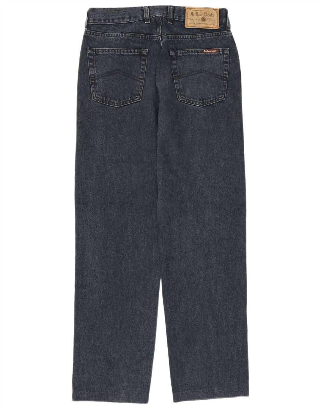 Jeans dritti da uomo Marlboro Classics W31 L30 cotone blu navy
