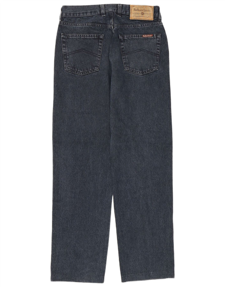 Jeans dritti da uomo Marlboro Classics W31 L30 cotone blu navy