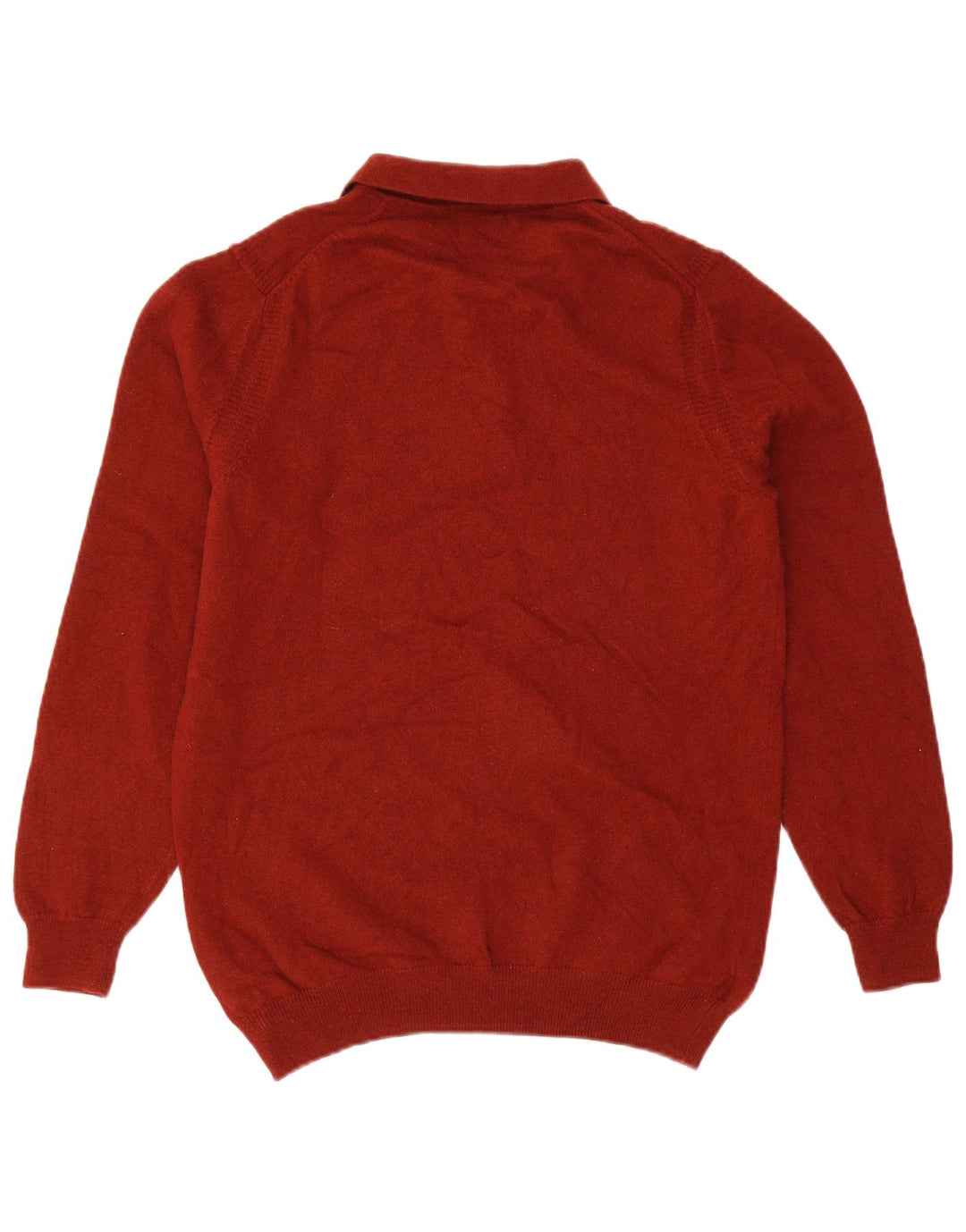 Massimo Dutti Maglione da uomo con collo alto Maglione grande in lana rossa