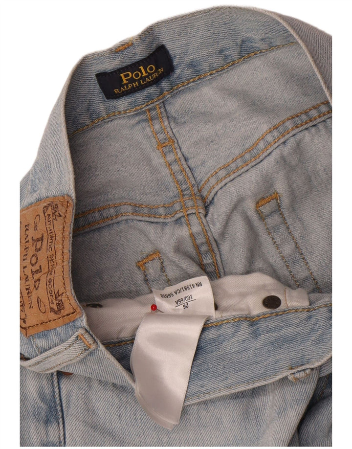 POLO RALPH LAUREN Jeans dritti da donna W26 L26 Cotone patchwork blu