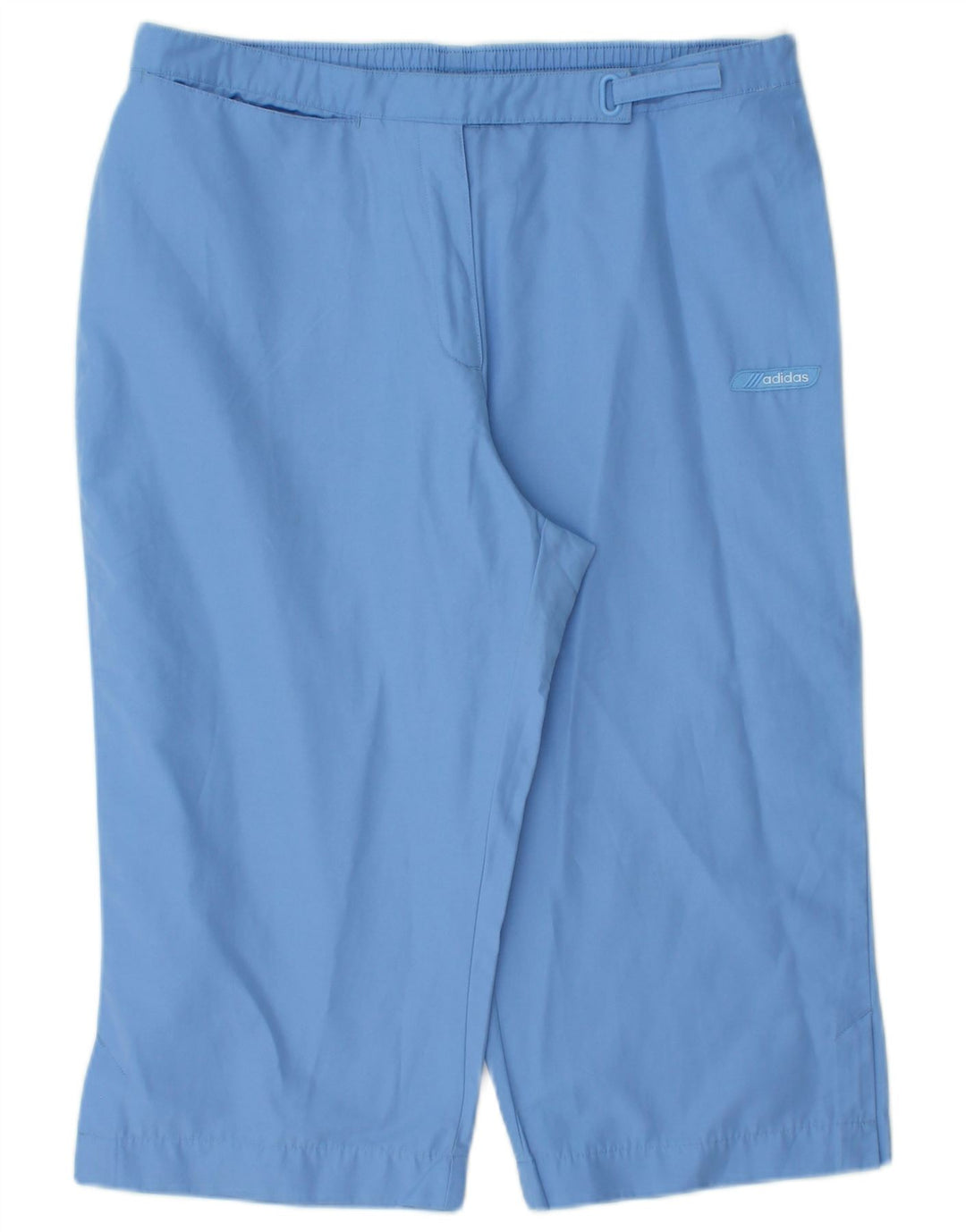 Pantaloncini Bermuda da donna Adidas UK 16 Large W32 Blu Cotone