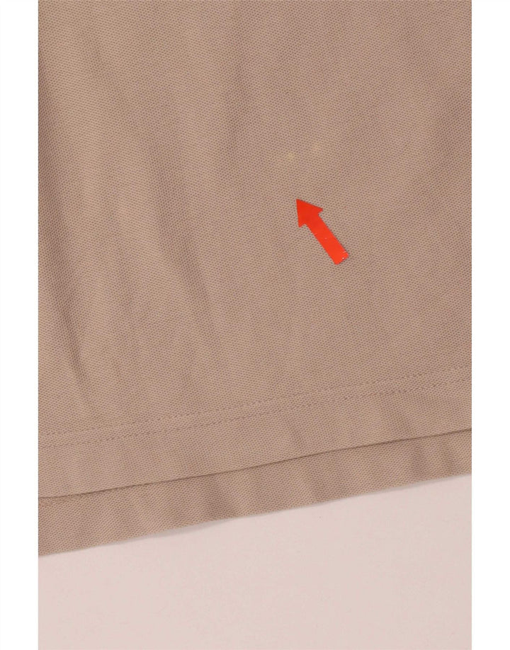Polo da uomo Lotto XL in cotone beige