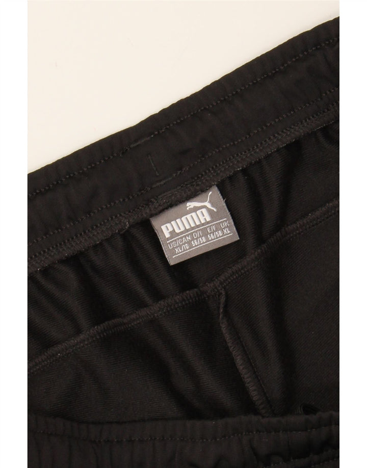 PUMA Mens Tracksuit Trousers Joggers XL  Black Polyester Vintage Puma and Second-Hand Puma from Messina Hembry 