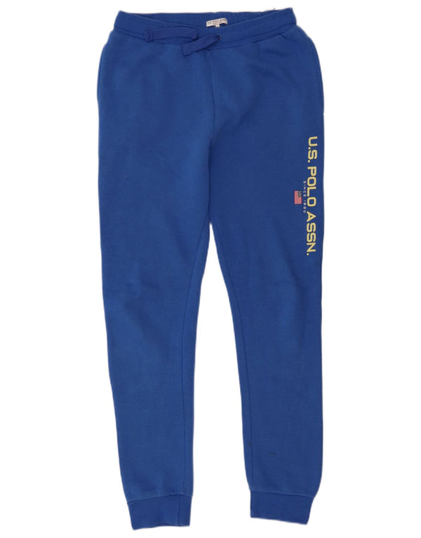Polo Assn. Pantaloni da tuta con grafica da ragazzo Joggers 12-13 anni Blu