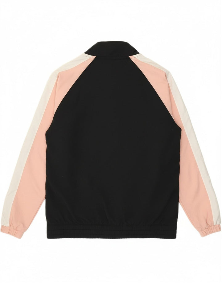 CHAMPION Womens Tracksuit Top Jacket UK 16 Large Black Colourblock Vintage Champion and Second-Hand Champion from Messina Hembry 