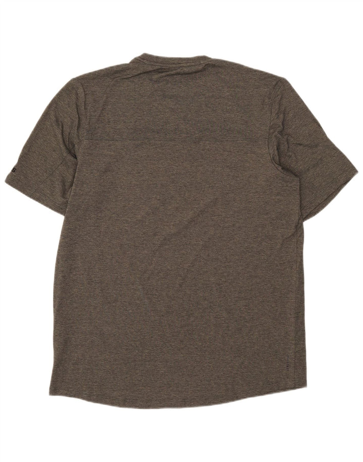 T-shirt Adidas Aeroready da uomo, grande, in poliestere grigio