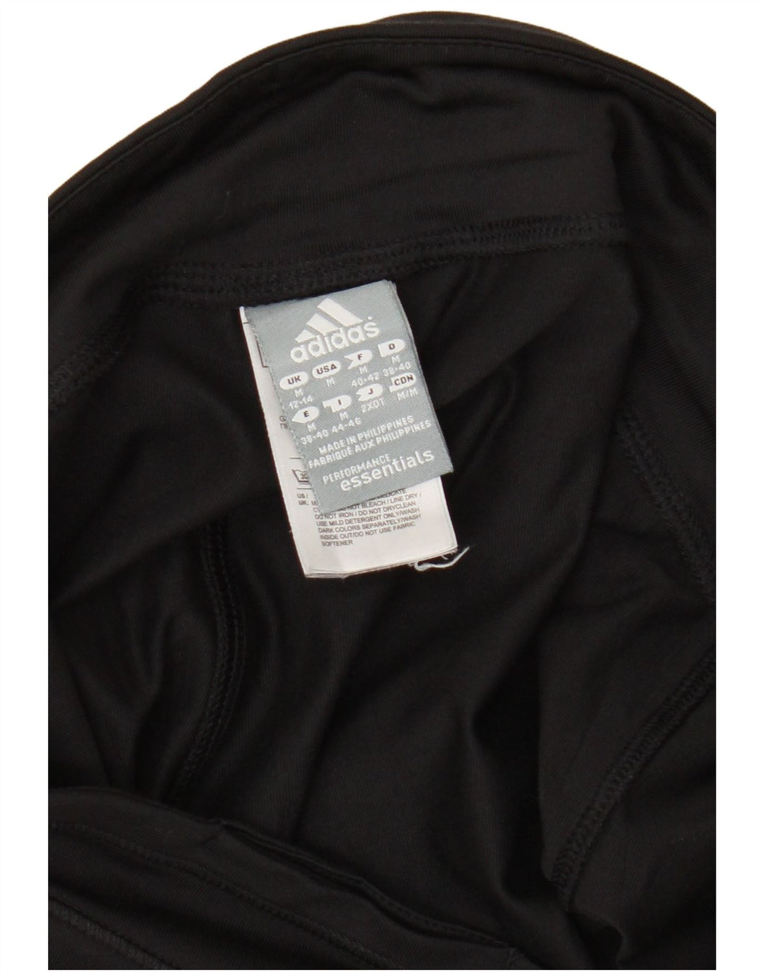 Leggings Adidas da donna UK 12/14 poliestere nero medio