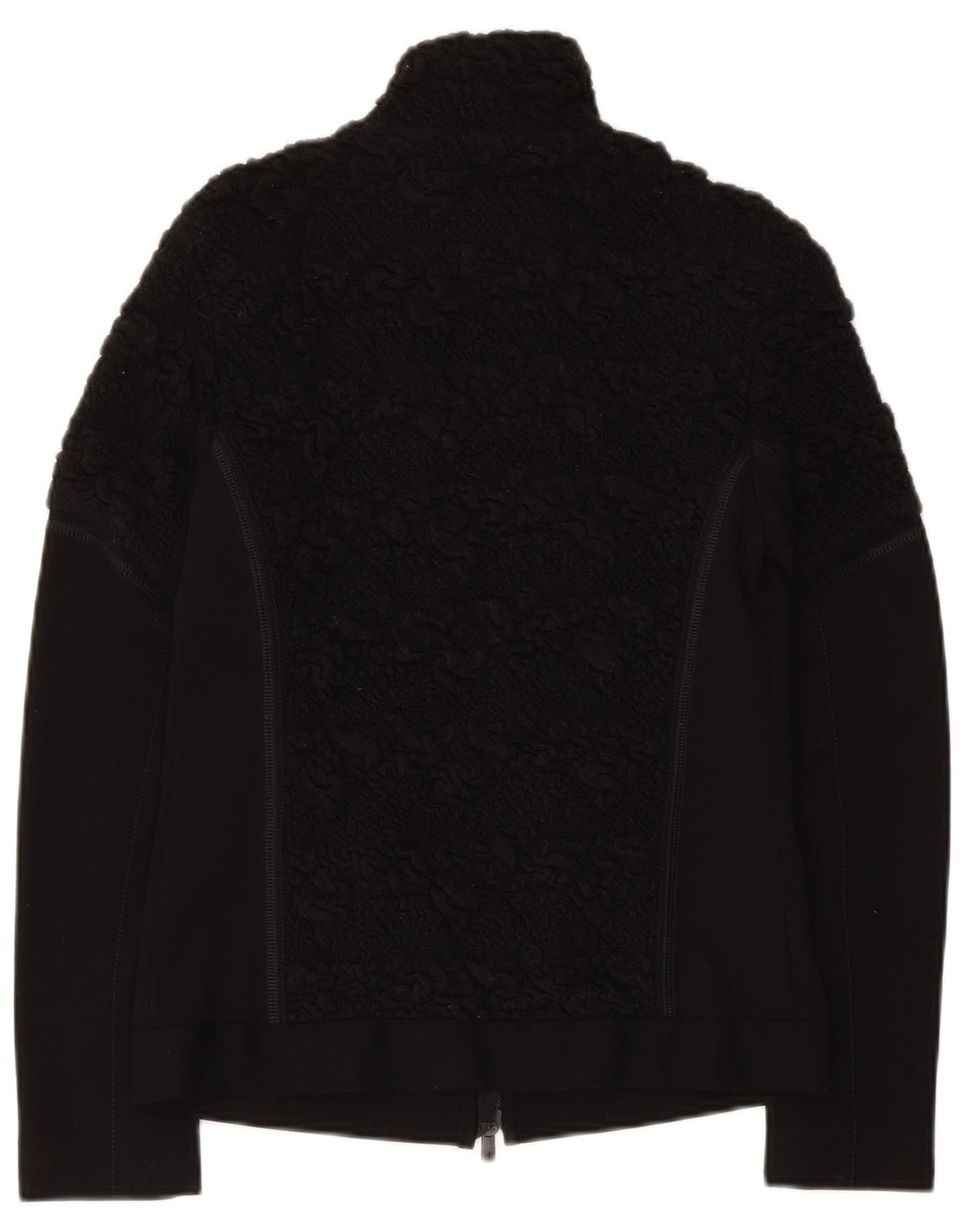 Maglione cardigan da donna Beate Heymann UK 10 piccolo lana nera