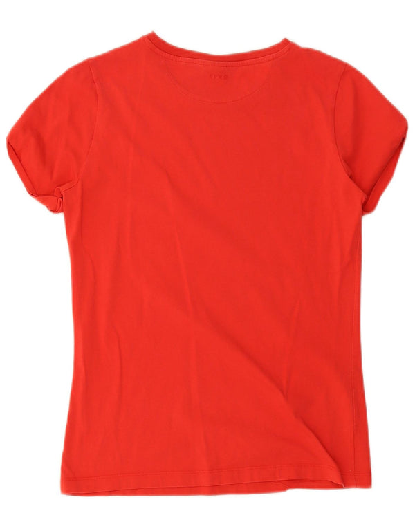 T-shirt da donna Hugo Boss Top UK 10 piccola rossa in cotone
