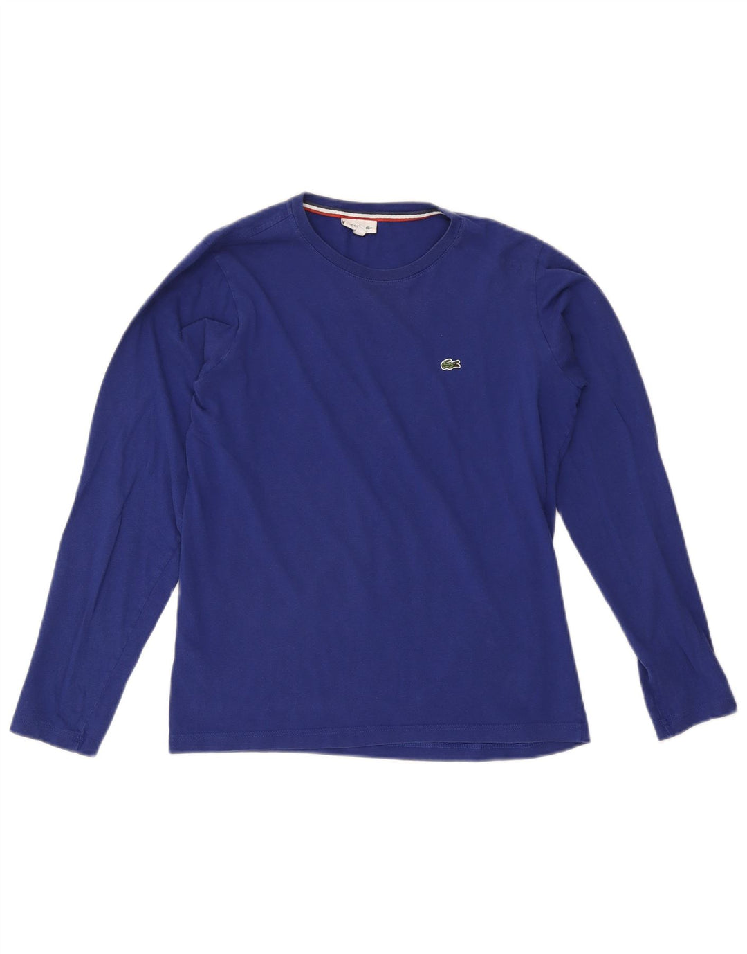 Maglia Lacoste Bambino Manica Lunga 15-16 Anni Cotone Blu