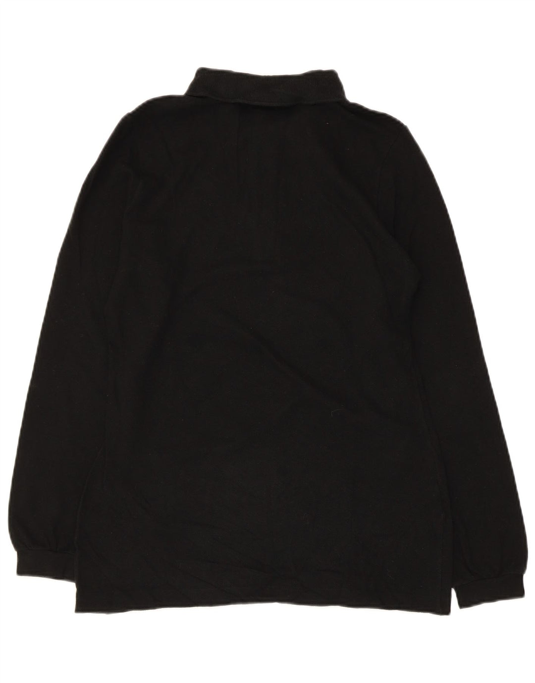Polo da donna a maniche lunghe Lacoste taglia 40 media cotone nero