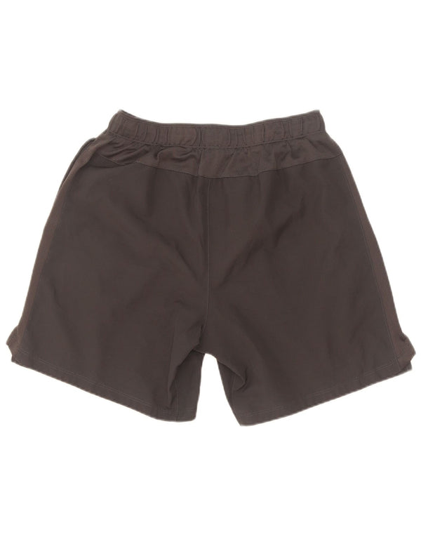 Pantaloncini sportivi Nike Dri Fit da uomo in poliestere grigio medio