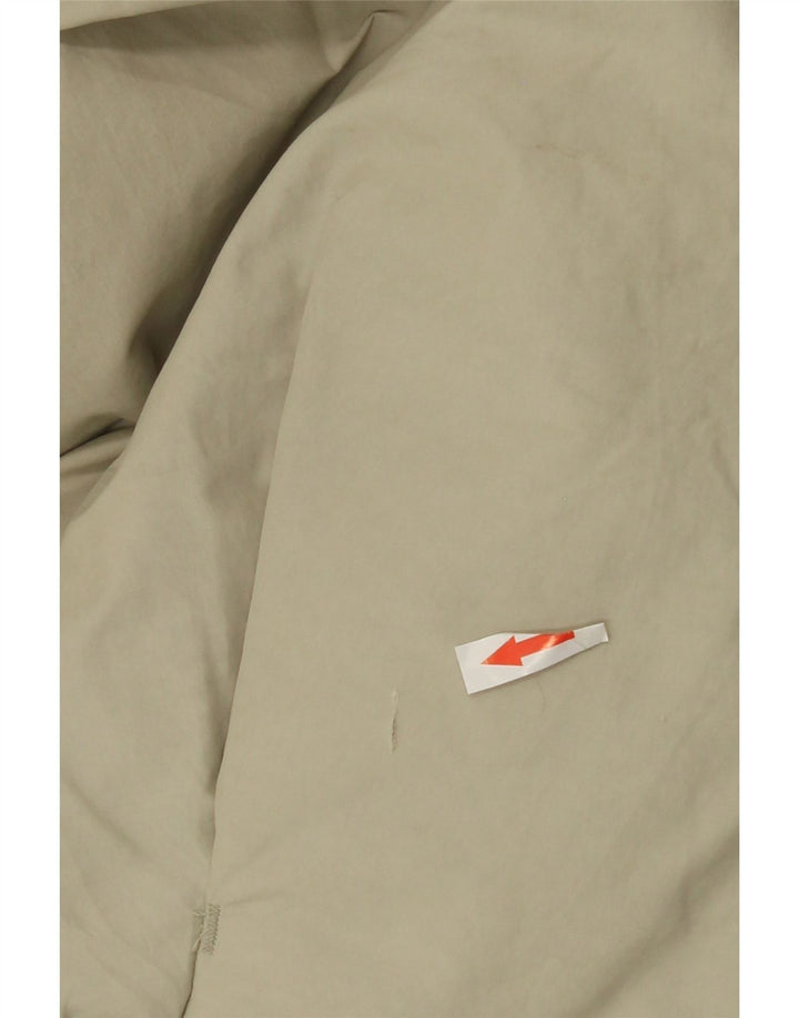 Giacca imbottita oversize da donna Zara UK 10 piccola in cotone grigio
