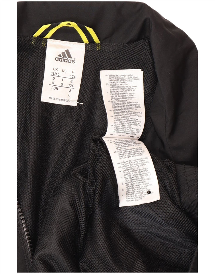 Giacca da tuta da uomo Adidas UK 38/40 Medium Black Colourblock
