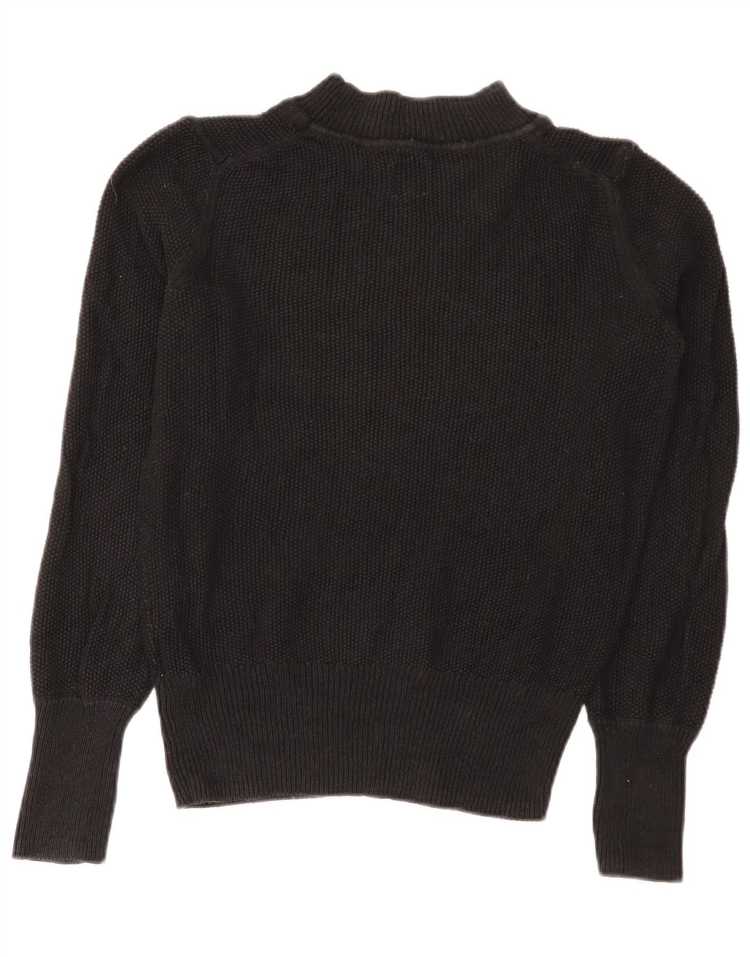 Maglione maglione da donna Gap con collo alto UK 14 Cotone nero medio