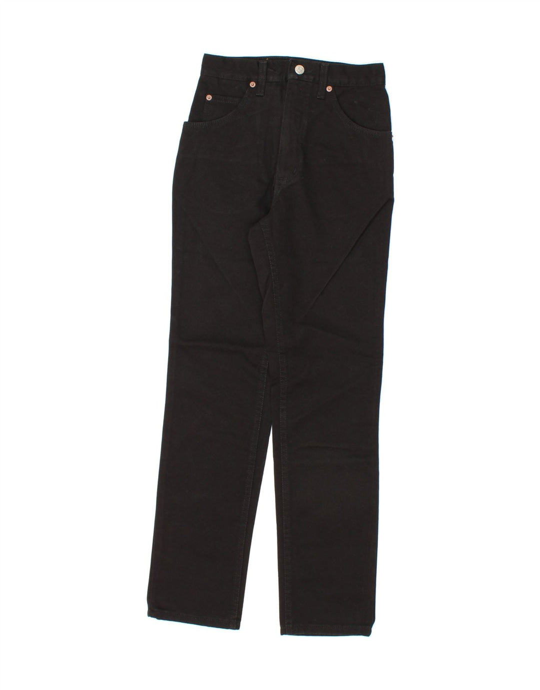 RIFLE Womens Straight Jeans W27 L30 Black Cotton Vintage Rifle and Second-Hand Rifle from Messina Hembry 
