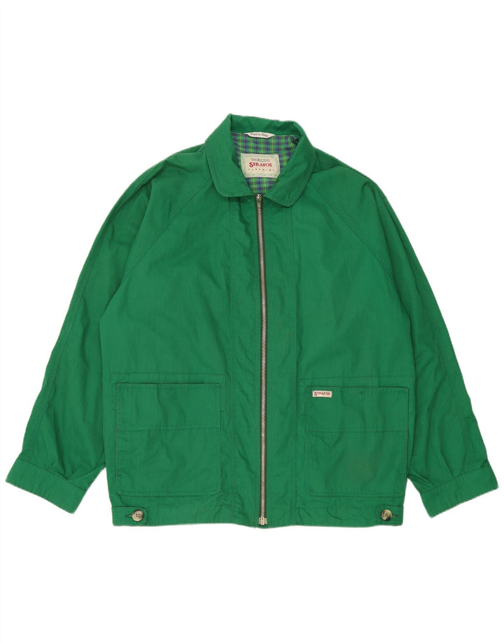 Giubbotto bomber da uomo Stratos UK 40 Large Verde Poliestere