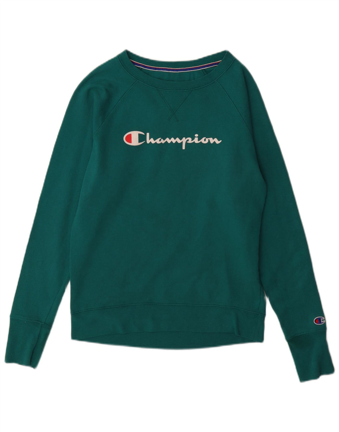 Felpa grafica da uomo Champion Felpa piccola in poliestere verde