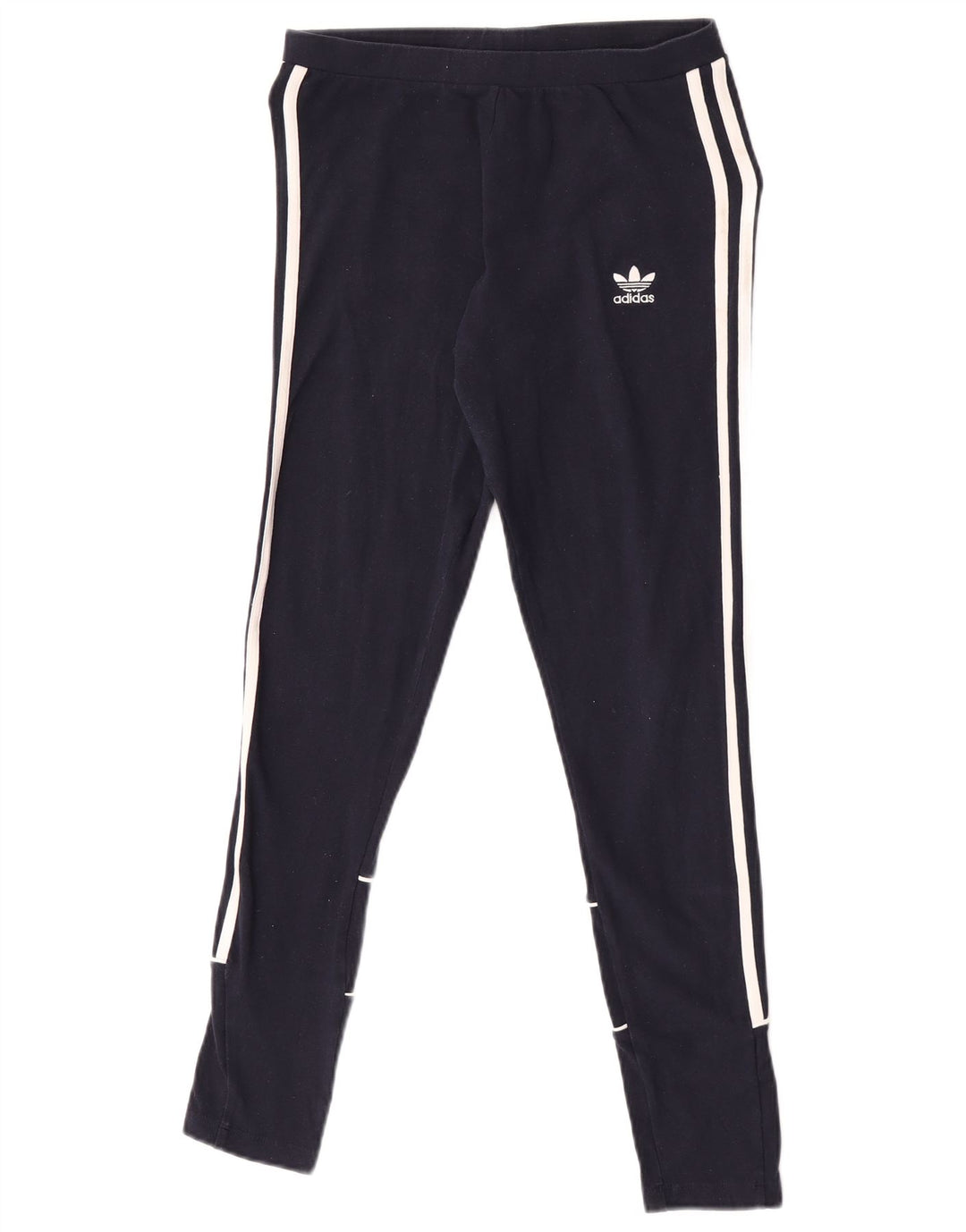 Leggings Adidas da donna UK 10 piccolo cotone blu navy