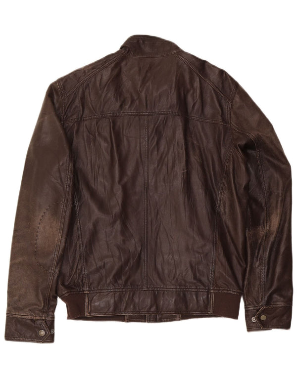 Giacca In Pelle Uomo Conbipel IT 50 Large Marrone