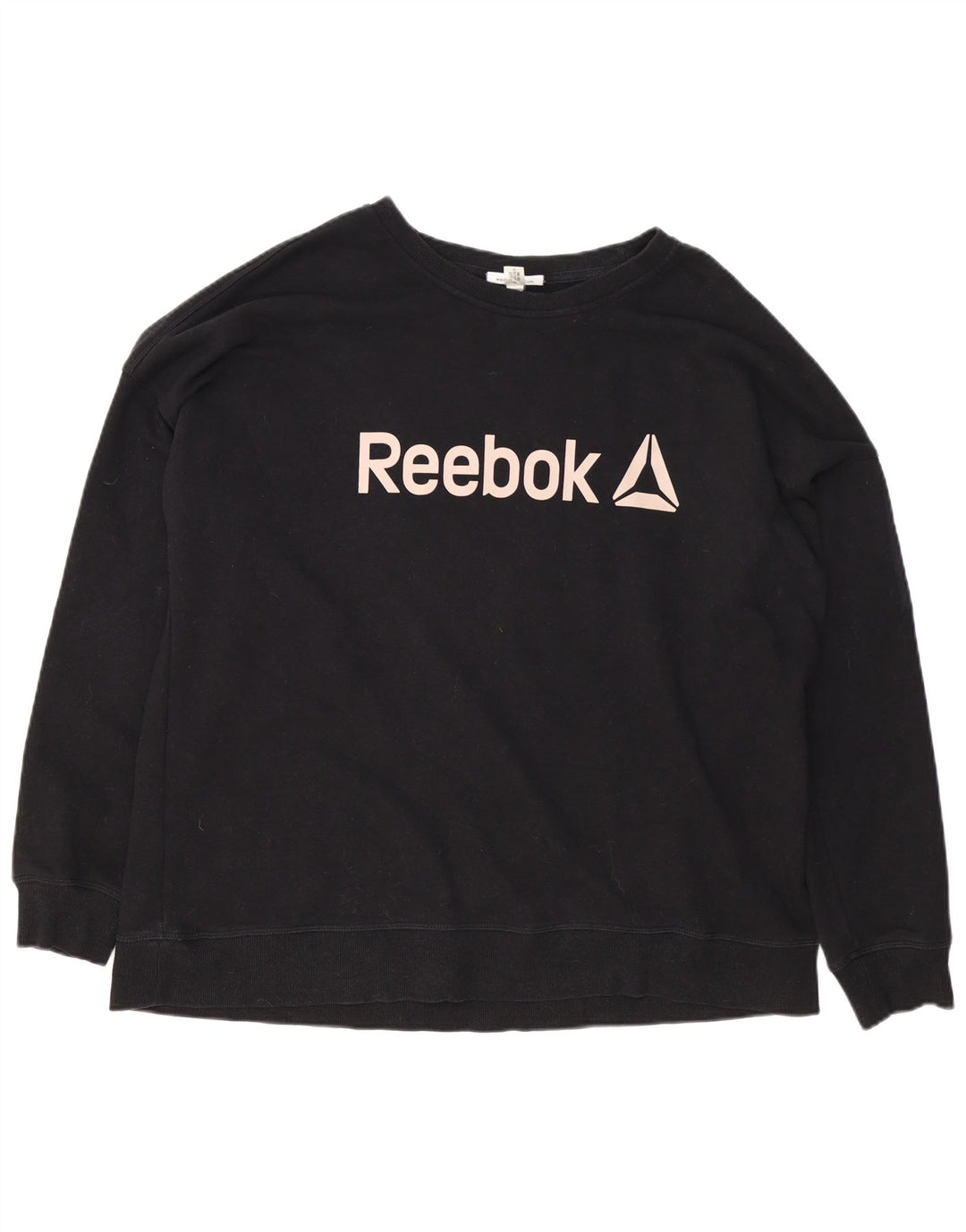 Felpa grafica da uomo Reebok Jumper XL Nera