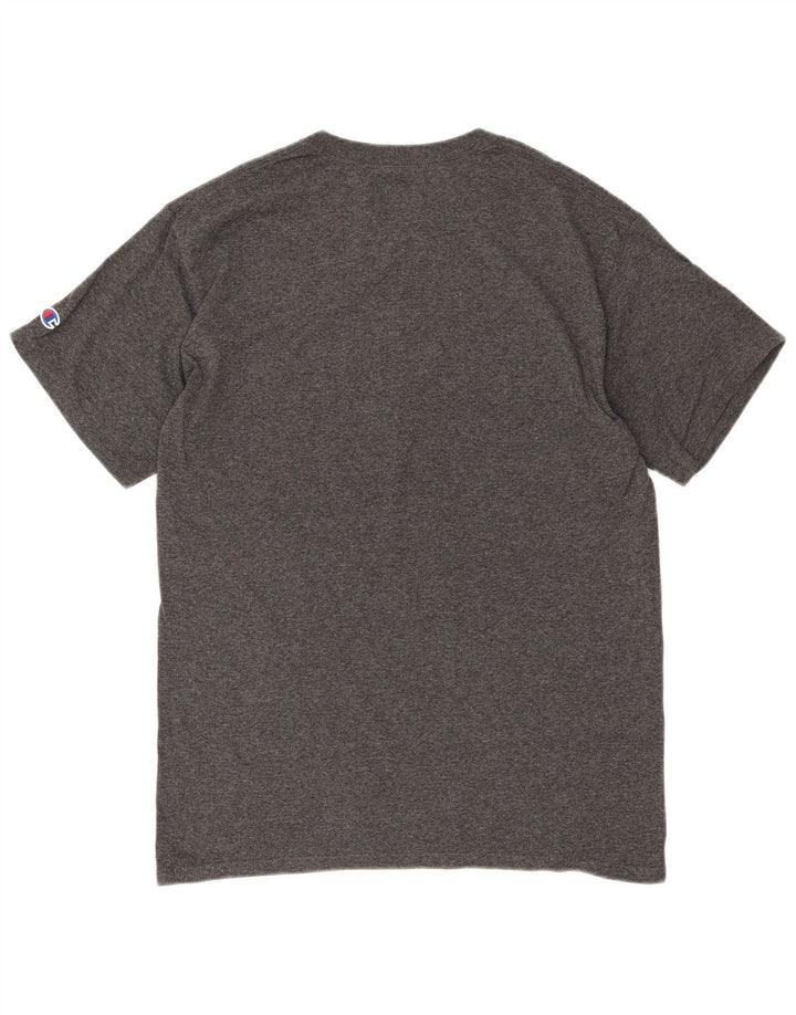T-shirt grafica da uomo Champion Top grigio medio