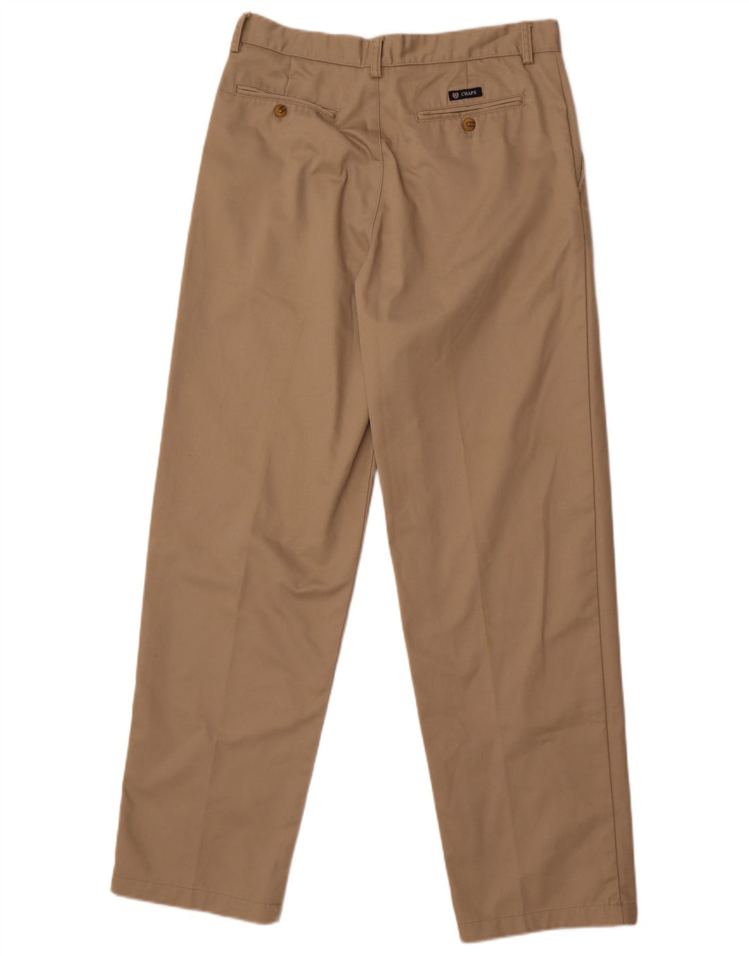 Pantaloni chino dritti da uomo Chaps W32 L32 in cotone beige