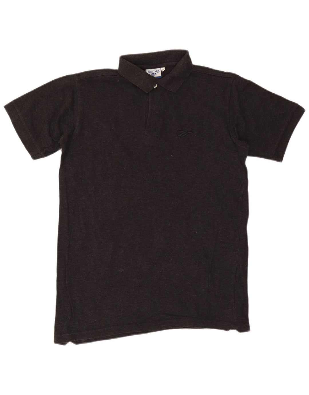Polo REEBOK da uomo in cotone grigio medio