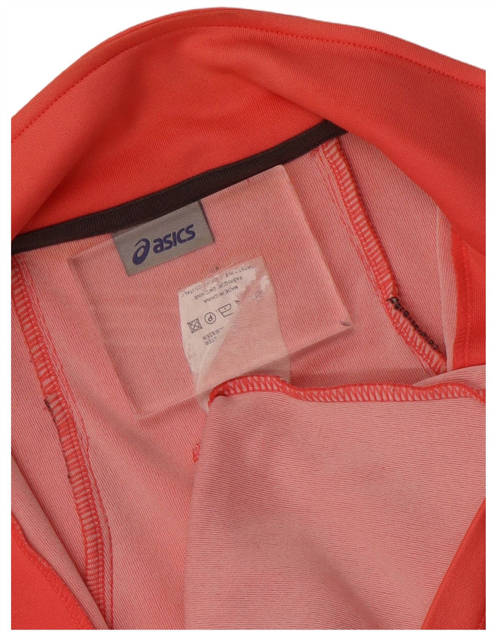 Giacca da tuta da donna Asics UK 8 Small Arancione Poliestere