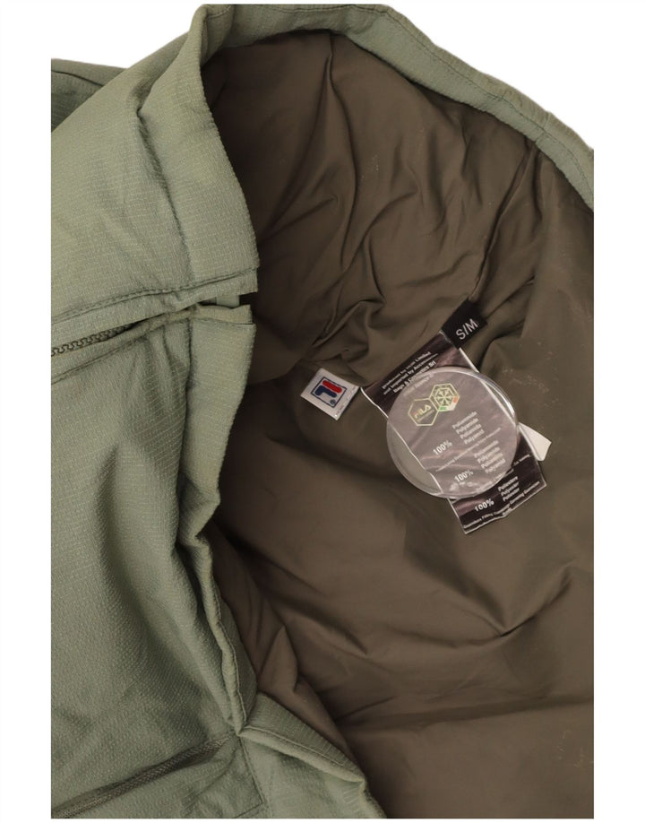 FILA Mens Padded Jacket UK 36 Small Green Polyamide