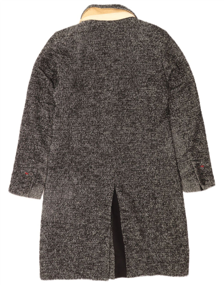 Cappotto da donna Tommy Hilfiger US 4 Small Lana screziata blu navy