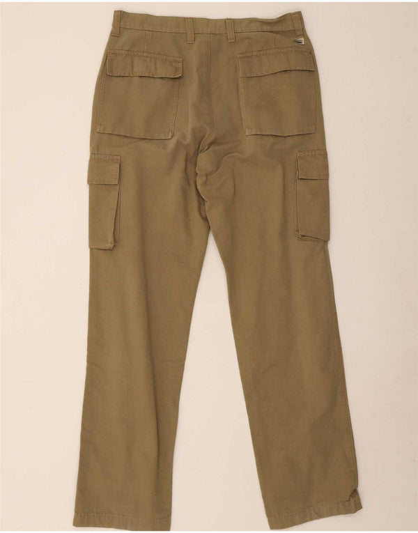 Pantaloni cargo dritti da uomo Exigo IT 52 XL W33 L33 cotone kaki