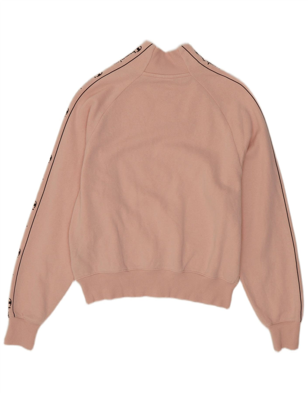Felpa con grafica oversize da donna Champion, maglione UK 10, piccolo cotone rosa