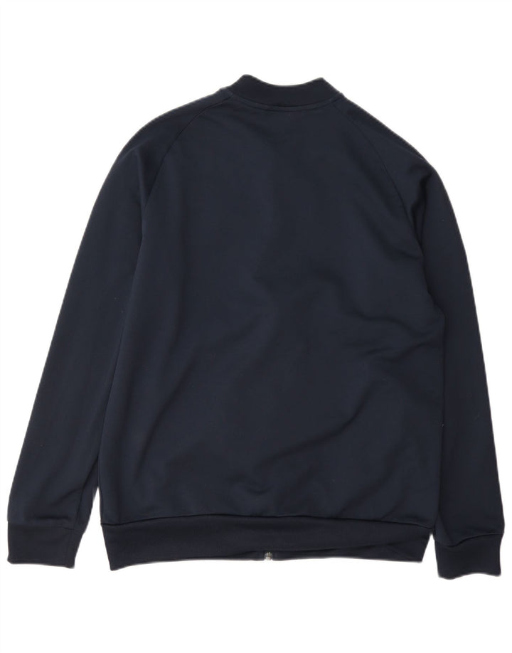 Giacca da tuta da ragazzo Adidas 15-16 anni in poliestere blu navy