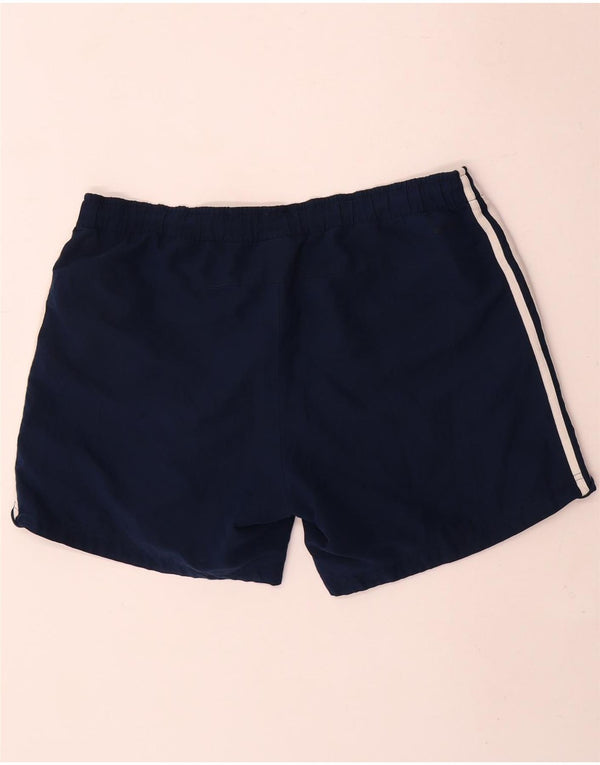 Pantaloncini sportivi da uomo Adidas Large blu navy in poliestere