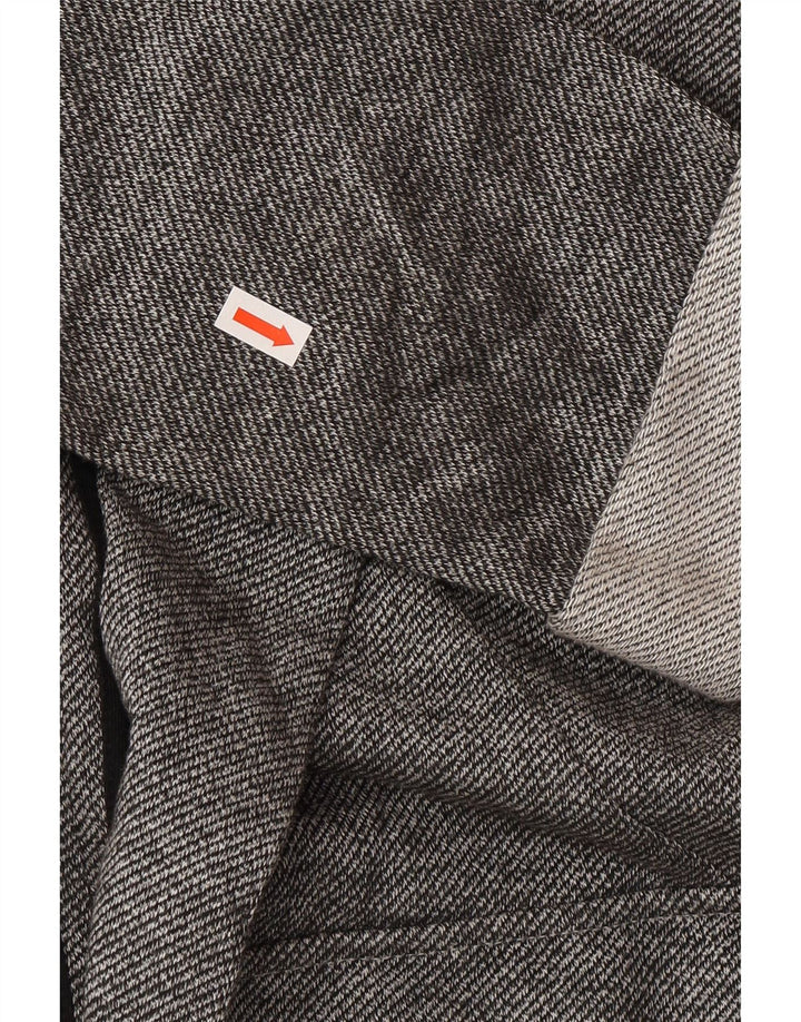 Giacca blazer aperta da donna lunga Topshop UK 10 Small Grey Colourblock