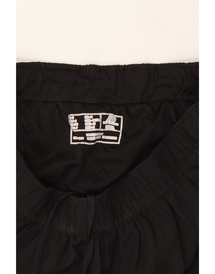 NEW BALANCE Womens Sport Shorts UK 8 Small  Black Polyester Vintage New Balance and Second-Hand New Balance from Messina Hembry 