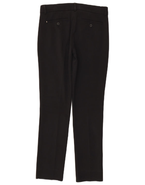 Pantaloni chino slim da donna Sportmax UK 14 medi W28 L28 cotone nero