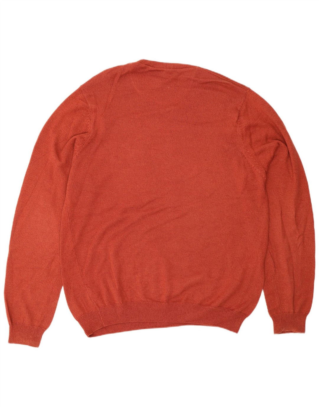 Maglione maglione girocollo vestibilità regolare da uomo Marks & Spencer arancione medio